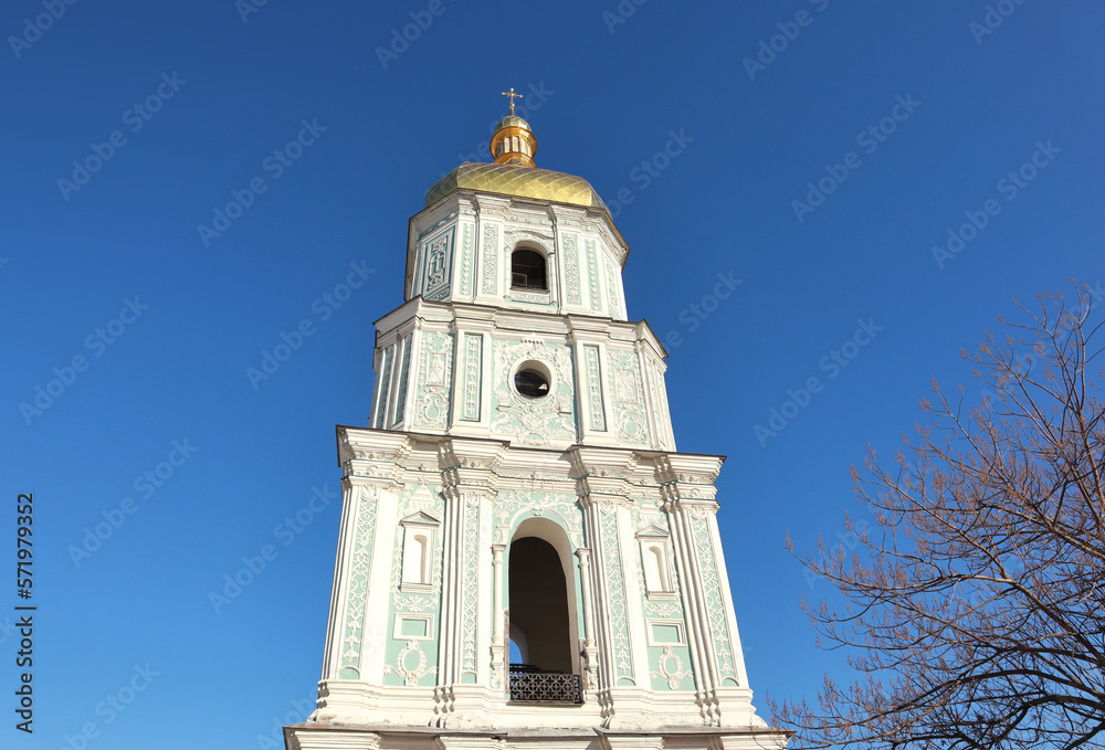 Belfry of St. Sophia Cathedral in Kiev, Ukraine	
