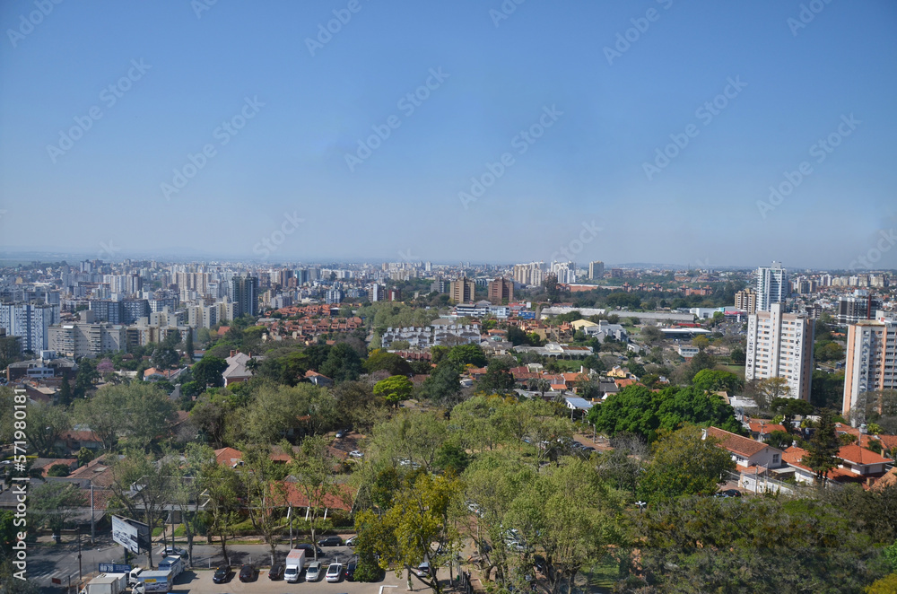 Naklejka premium Panoramic view of the Boa Vista neighborhood in Porto Alegre