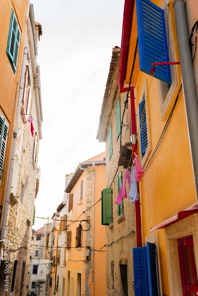 Colorful Windows and Narrow Streets
