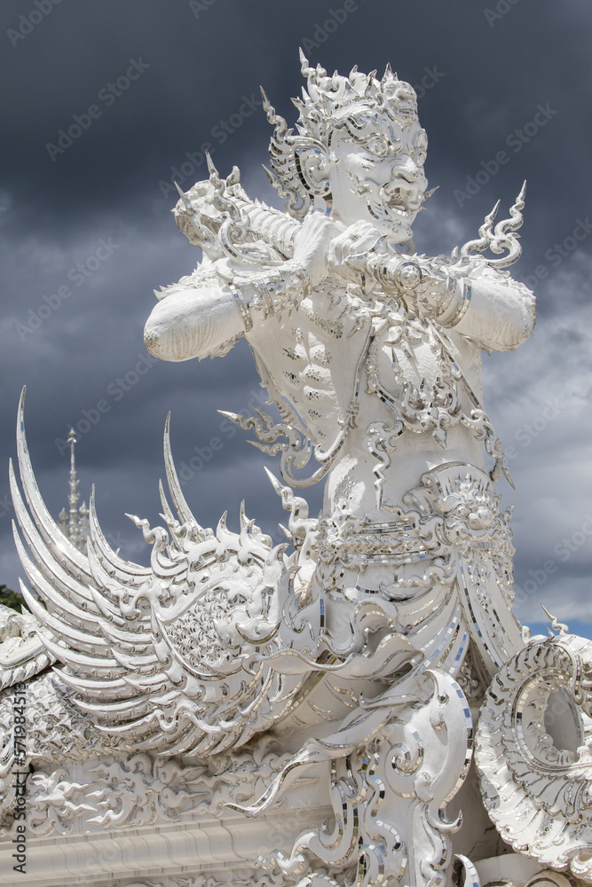 Guardian of the Gate of Heaven at Wat Rong Khun, Chiang Rai