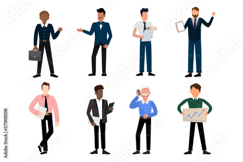 Bundle of many career character 2 sets, 8 poses of various professions, lifestyles,