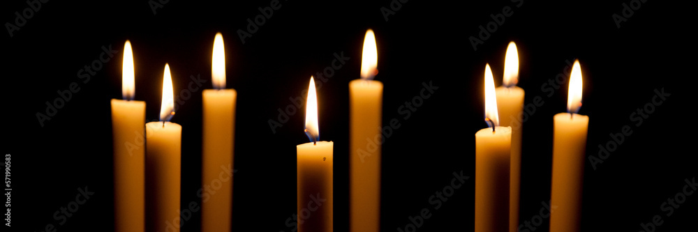 Candles illuminating the darkness Candles illuminating the darkness
