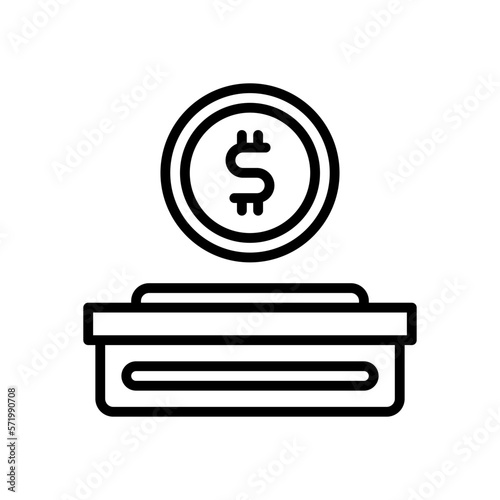 donation icon for your website design, logo, app, UI. 