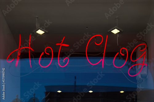 Hot dog - Neon light