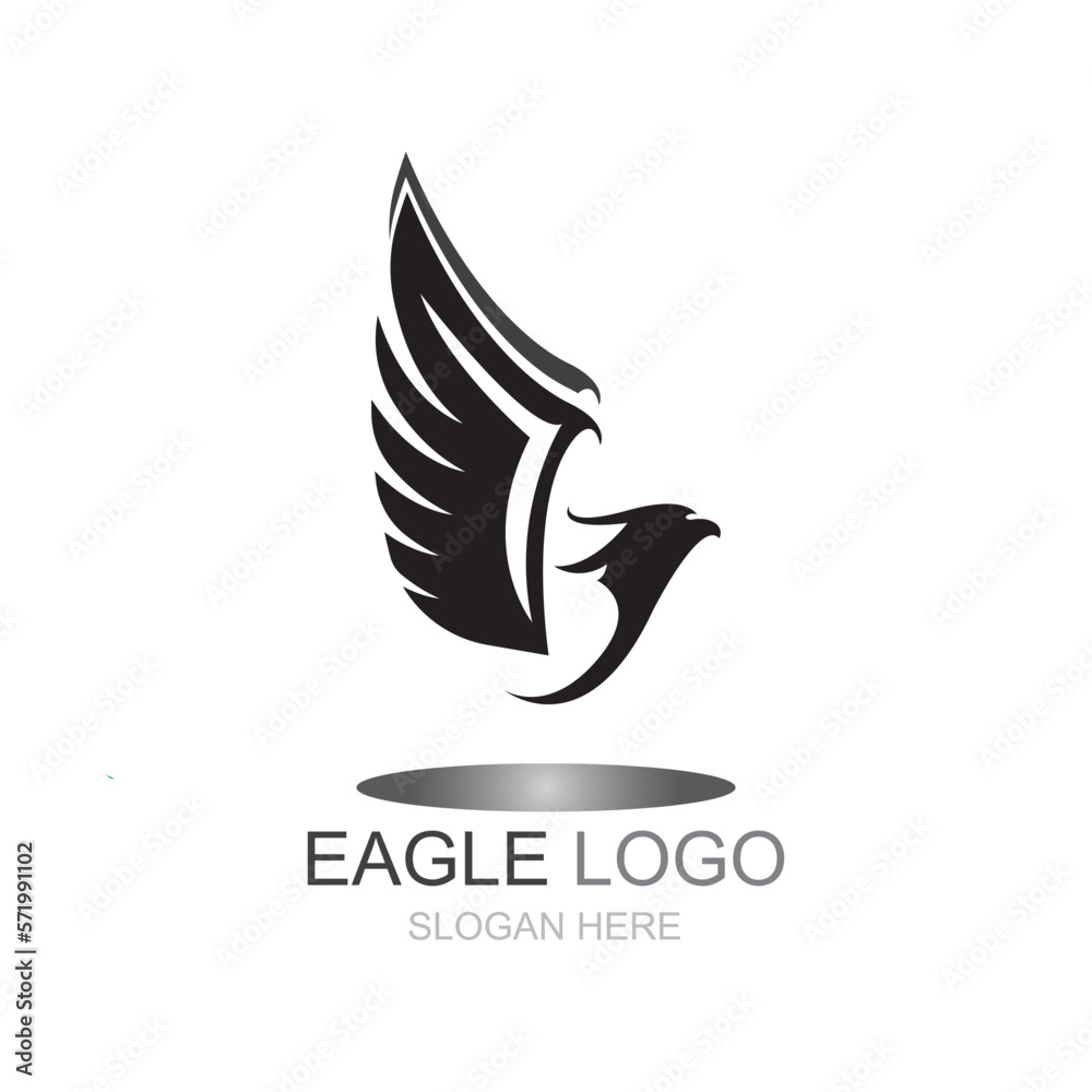 Eagle Logo design. Fly Eagle Logo design vector inspiration Eagle Logo design. Fly Eagle Logo design vector inspiration