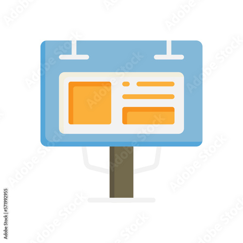 billboard icon for your website design, logo, app, UI. 