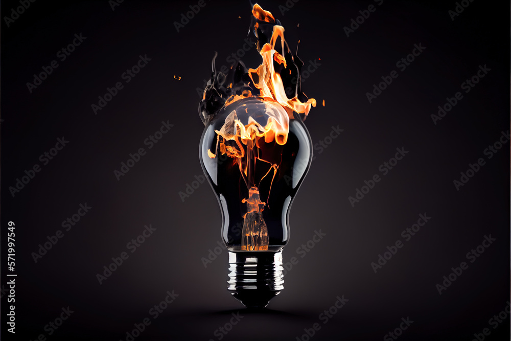 Incandescent flame outlet
