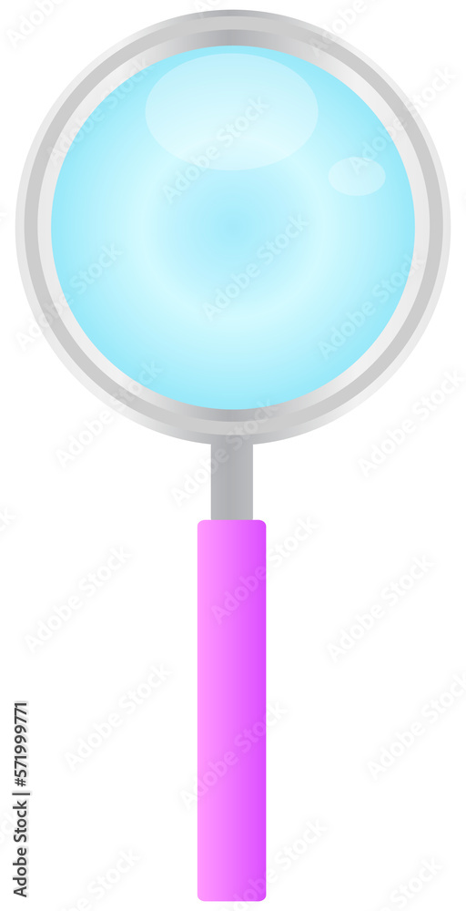 Magnifying Glass Used to Produce A Magnified Image of An Object. Magnifying Glass Used to Produce A Magnified Image of An Object.