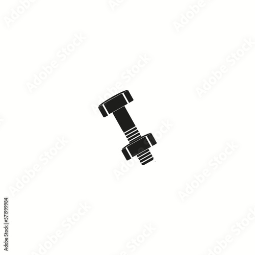 Bolt Nut Icon design Vector