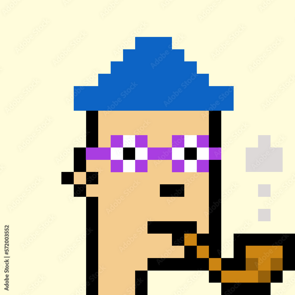 Male Avatar in Pixel Art with generative AI Male Avatar in Pixel Art with generative AI