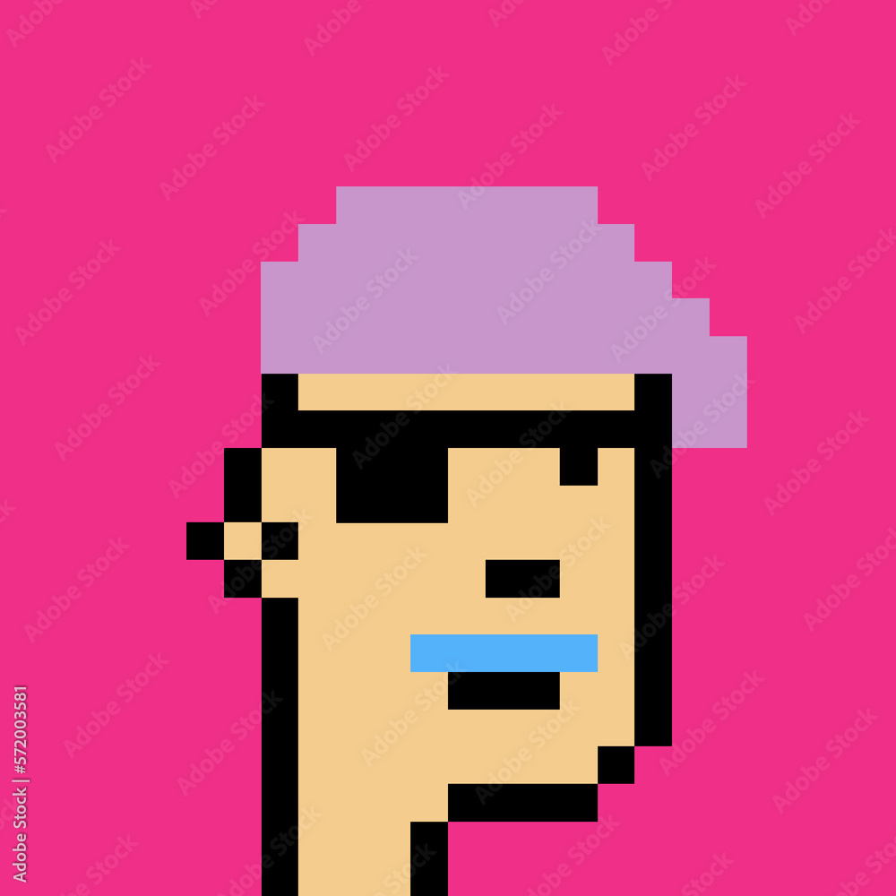 Male Avatar in Pixel Art with generative AI Male Avatar in Pixel Art with generative AI