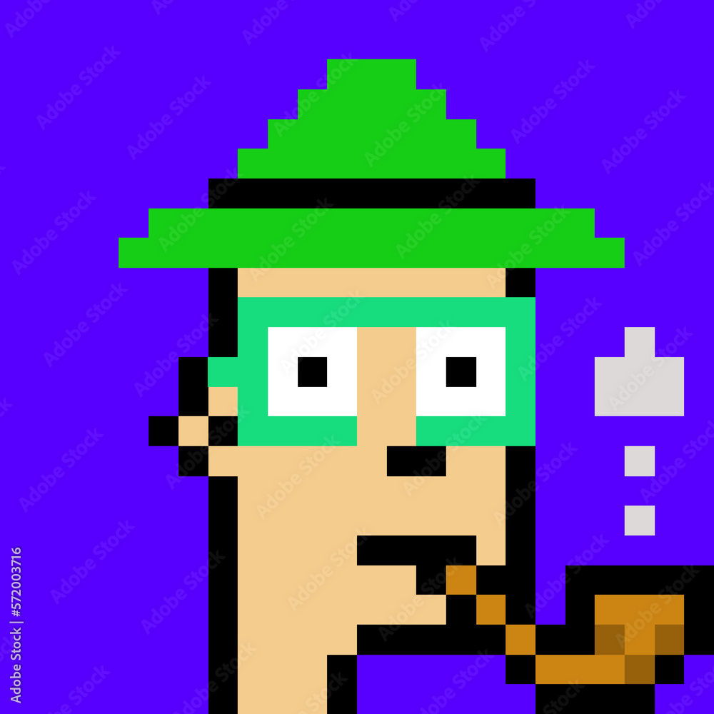 Male Avatar in Pixel Art with generative AI Male Avatar in Pixel Art with generative AI