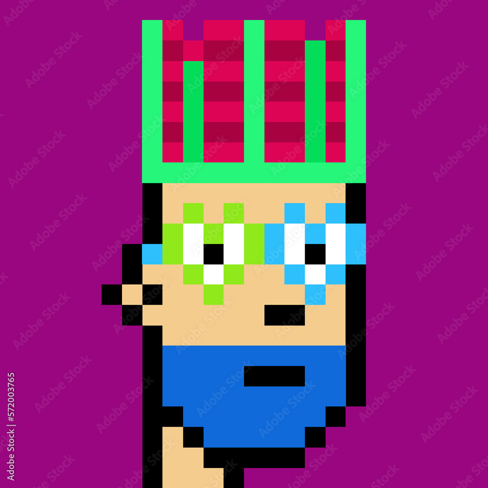 Illustration of avatar man with generative AI Illustration of avatar man with generative AI