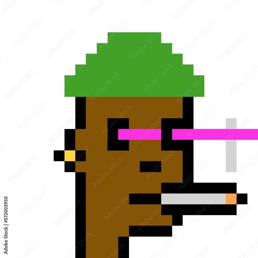 Pixelated Male Character with generative AI Pixelated Male Character with generative AI