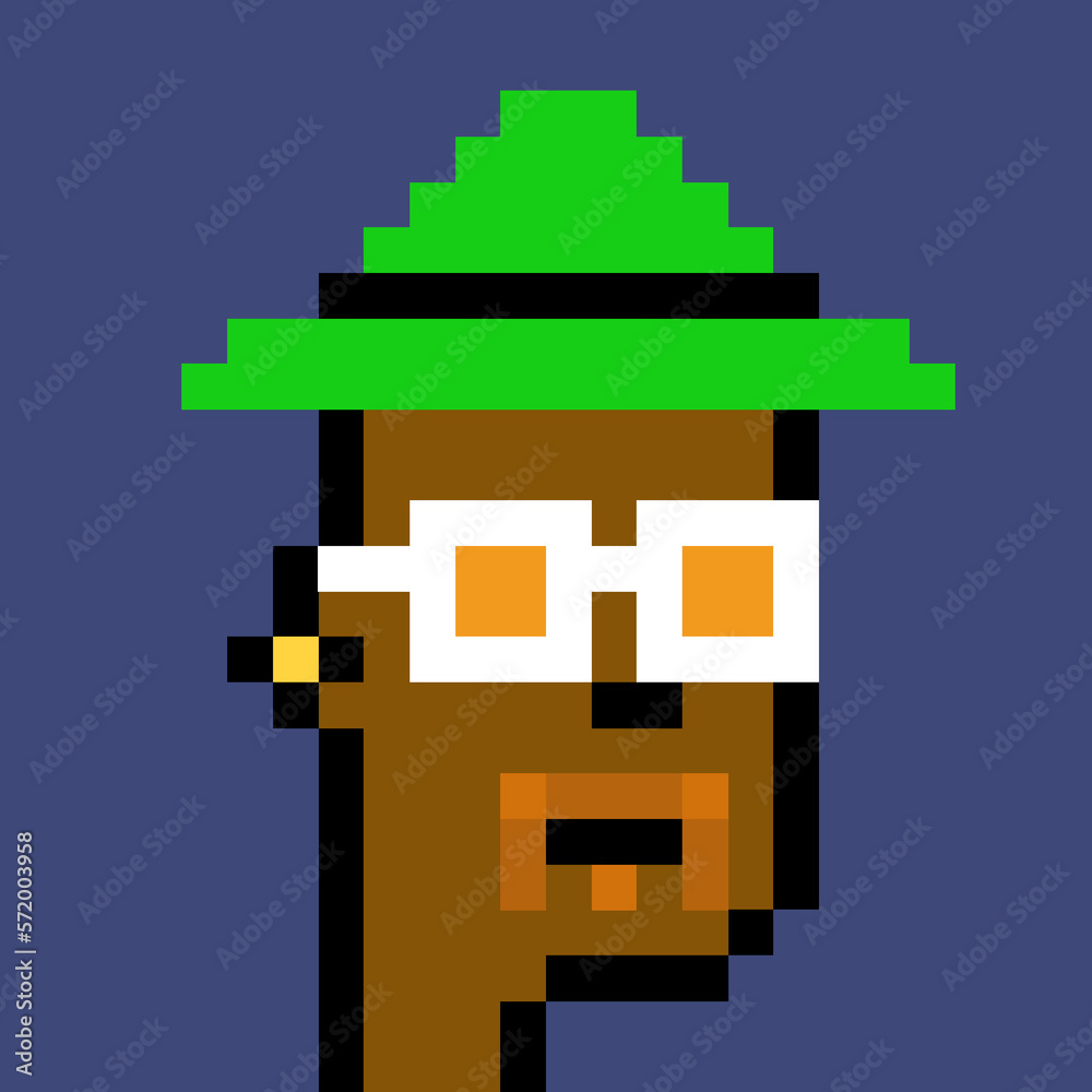 Pixelated Male Character with generative AI Pixelated Male Character with generative AI