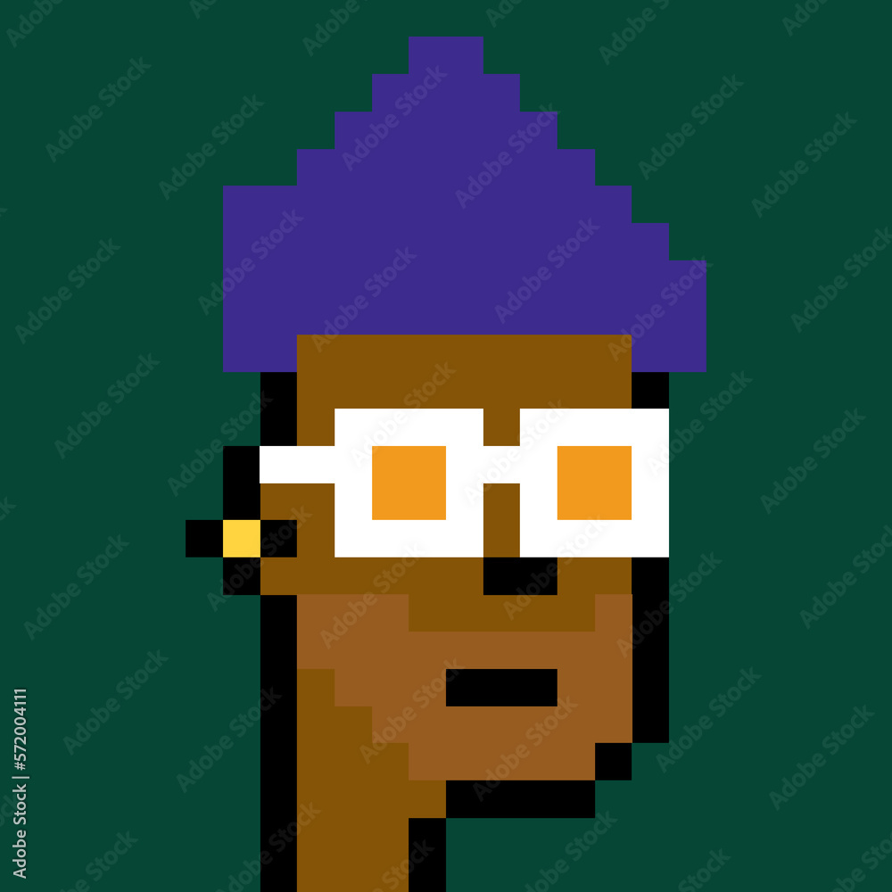Pixelated Male Character with generative AI Pixelated Male Character with generative AI