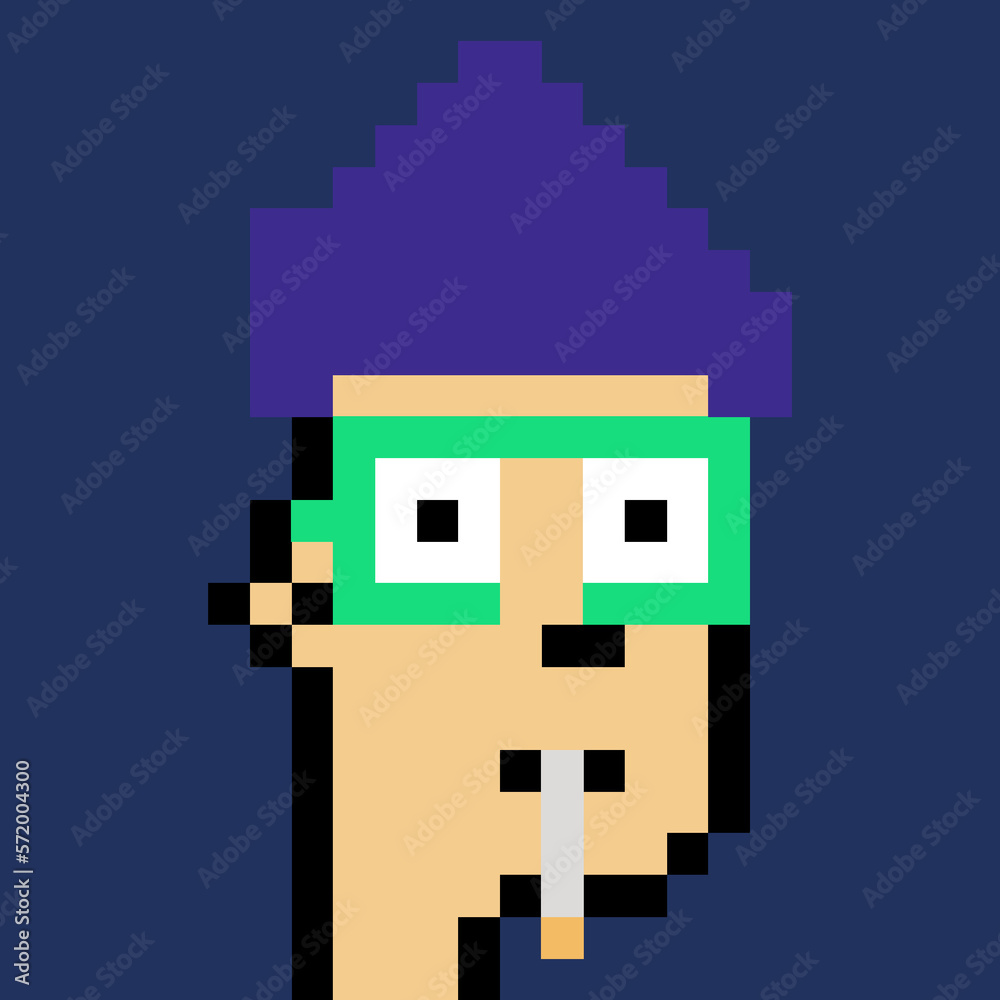 Pixelated people avatar with generative AI Pixelated people avatar with generative AI