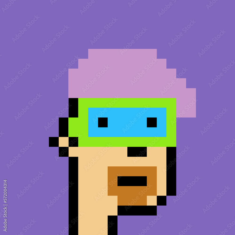 Pixelated people avatar with generative AI Pixelated people avatar with generative AI