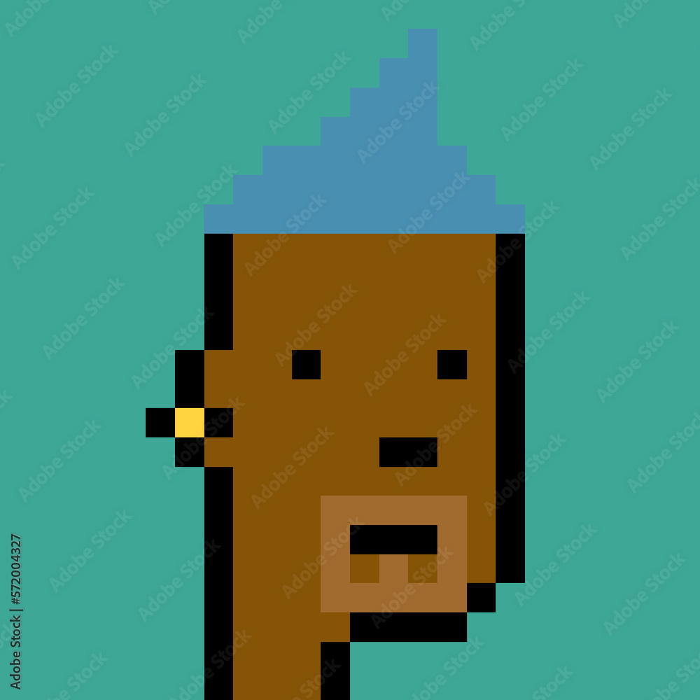 Pixelated people avatar with generative AI Pixelated people avatar with generative AI