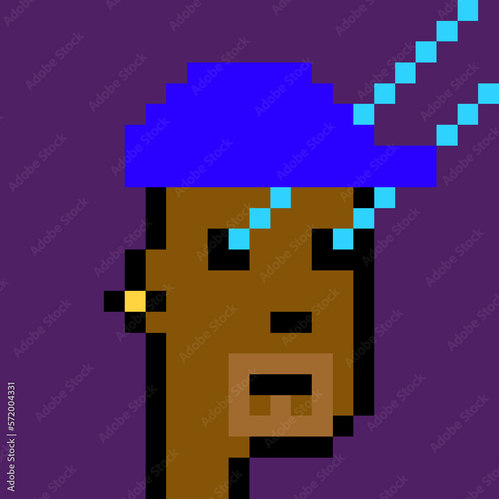 Pixelated people avatar with generative AI Pixelated people avatar with generative AI