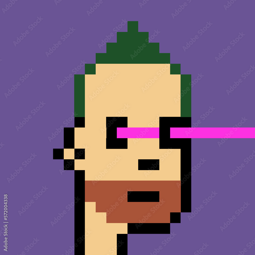 Pixelated people avatar with generative AI Pixelated people avatar with generative AI