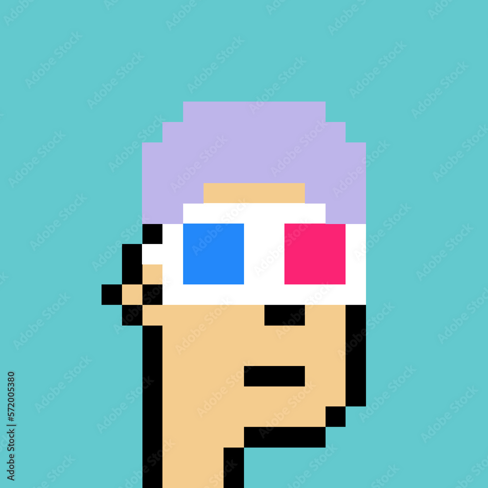 Retro Pixelated Man with generative AI Retro Pixelated Man with generative AI