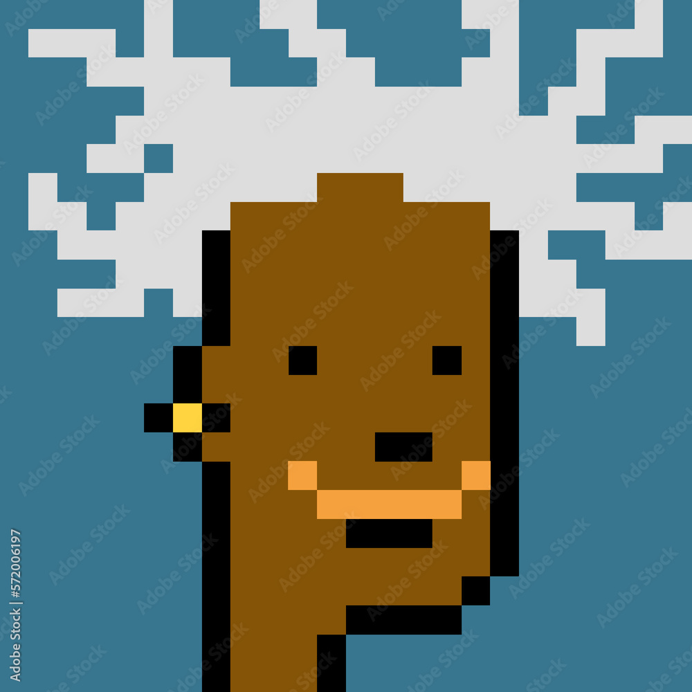 Male Avatar in Pixel Art with generative AI Male Avatar in Pixel Art with generative AI
