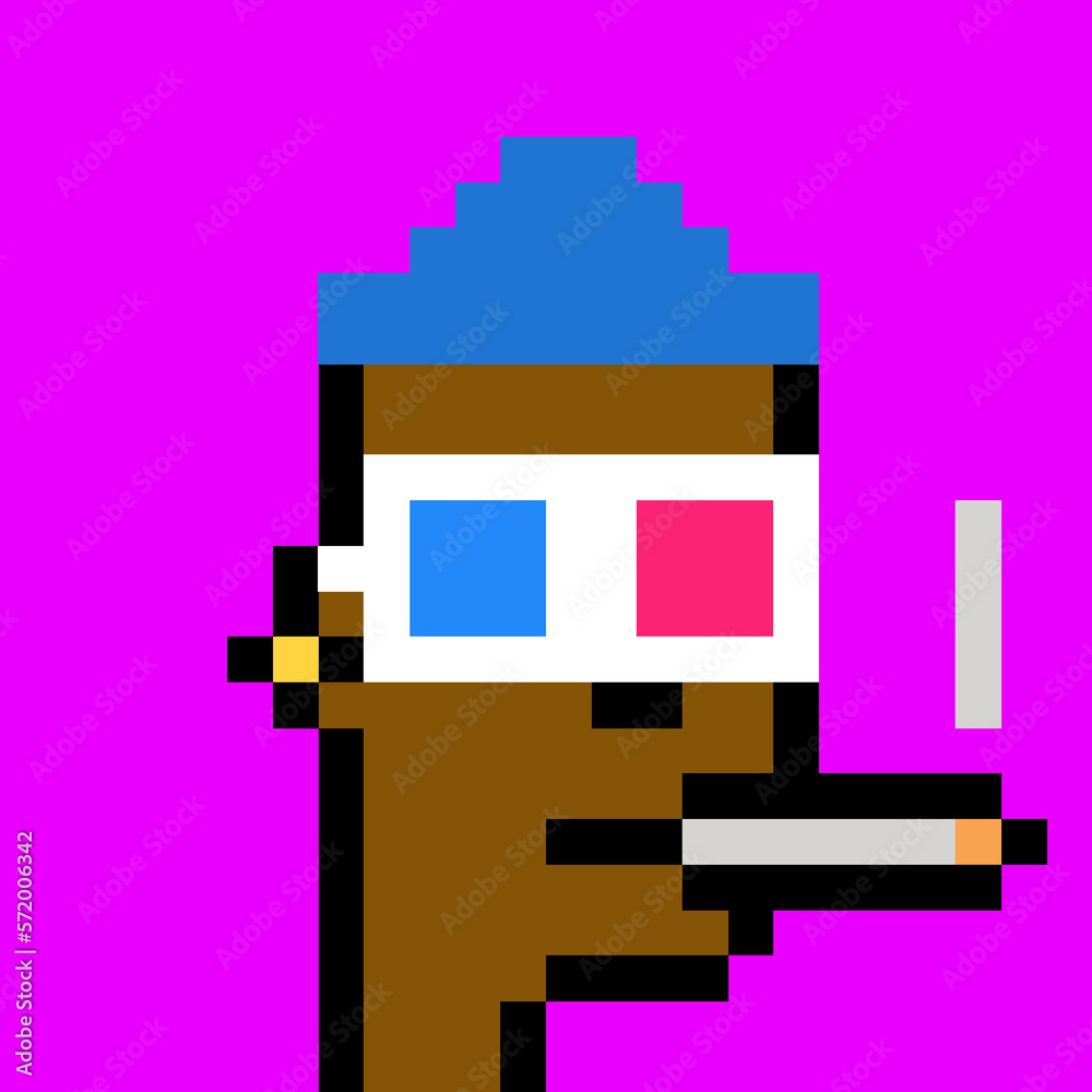 Male Avatar in Pixel Art with generative AI Male Avatar in Pixel Art with generative AI