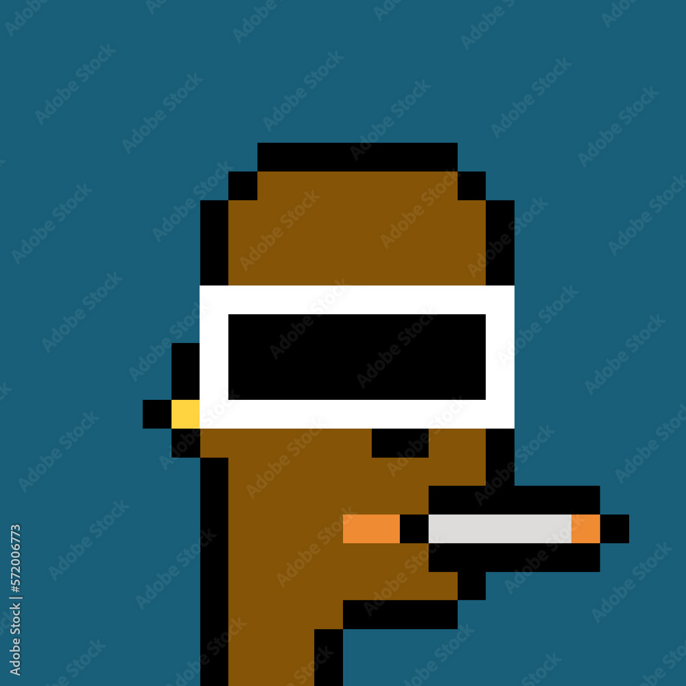 Pixelated Male Character with generative AI Pixelated Male Character with generative AI