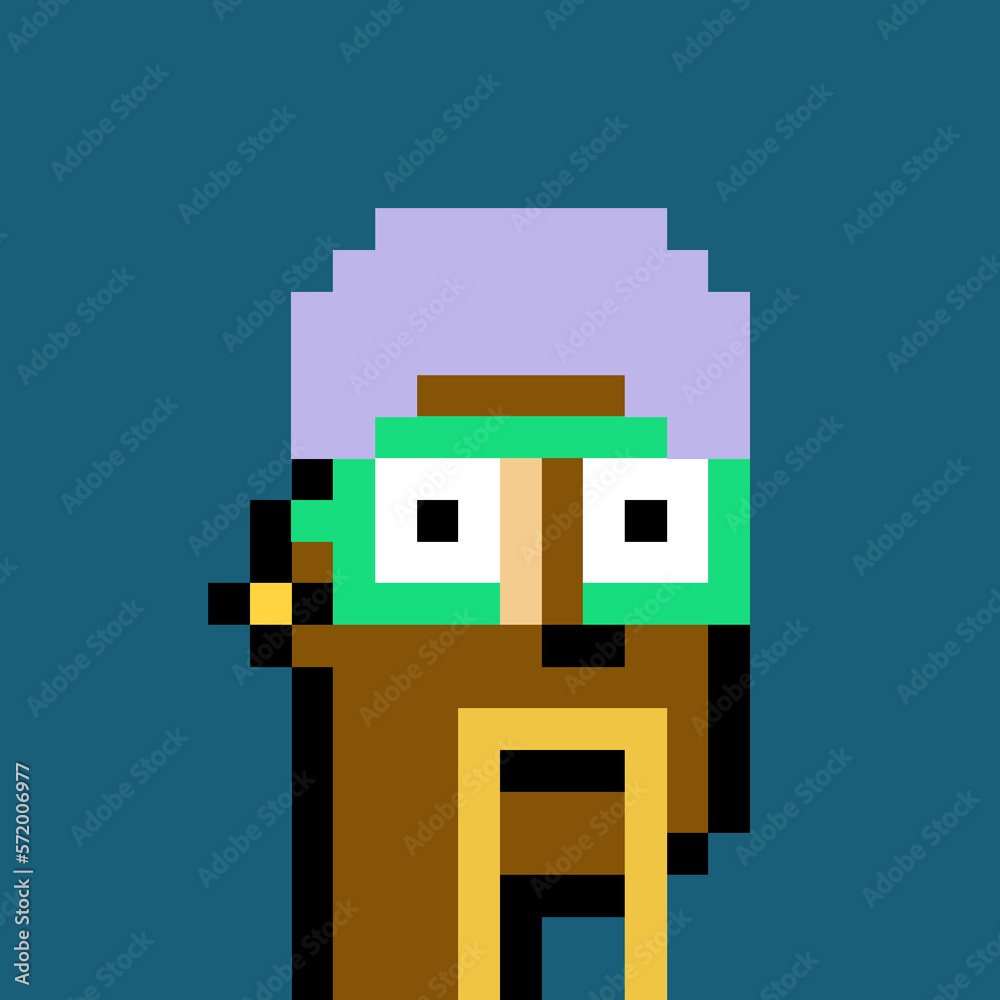 Pixelated Male Character with generative AI Pixelated Male Character with generative AI