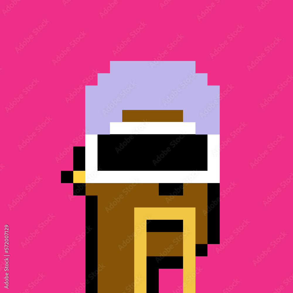 Pixelated people avatar with generative AI Pixelated people avatar with generative AI