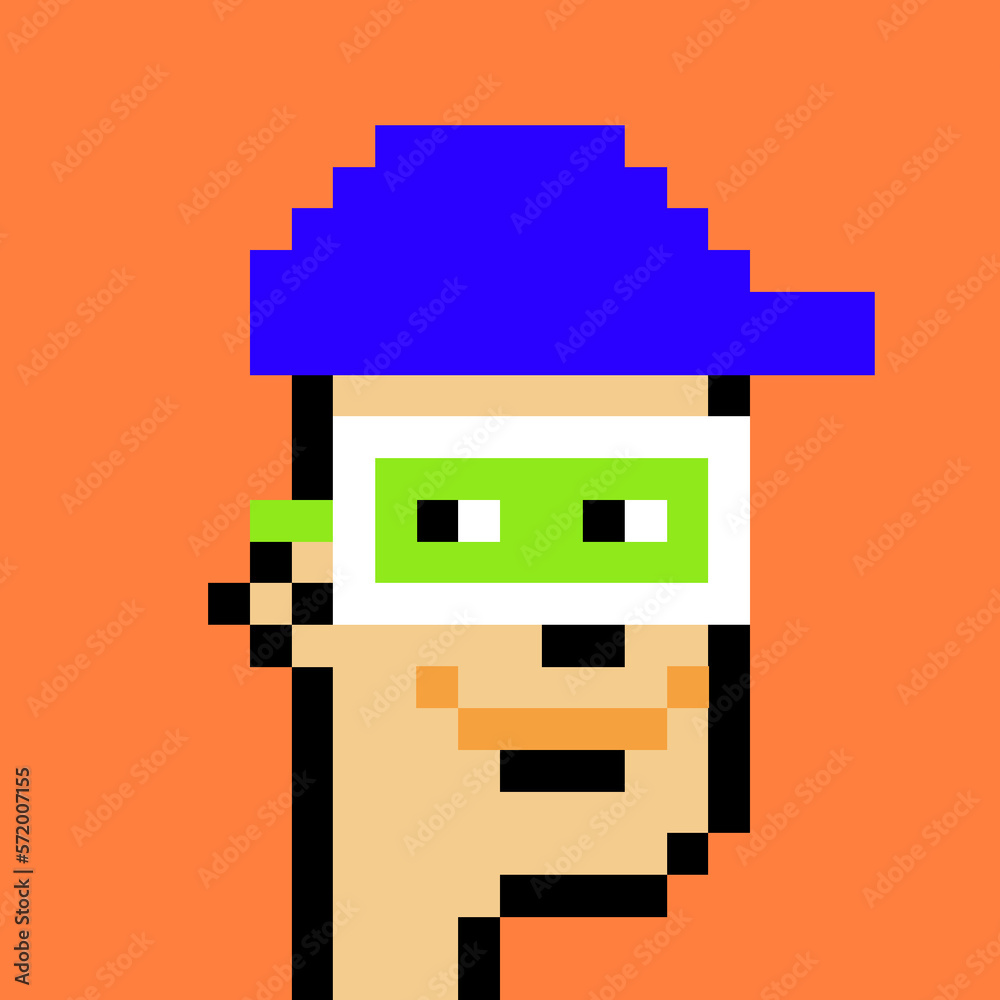 Pixelated people avatar with generative AI Pixelated people avatar with generative AI