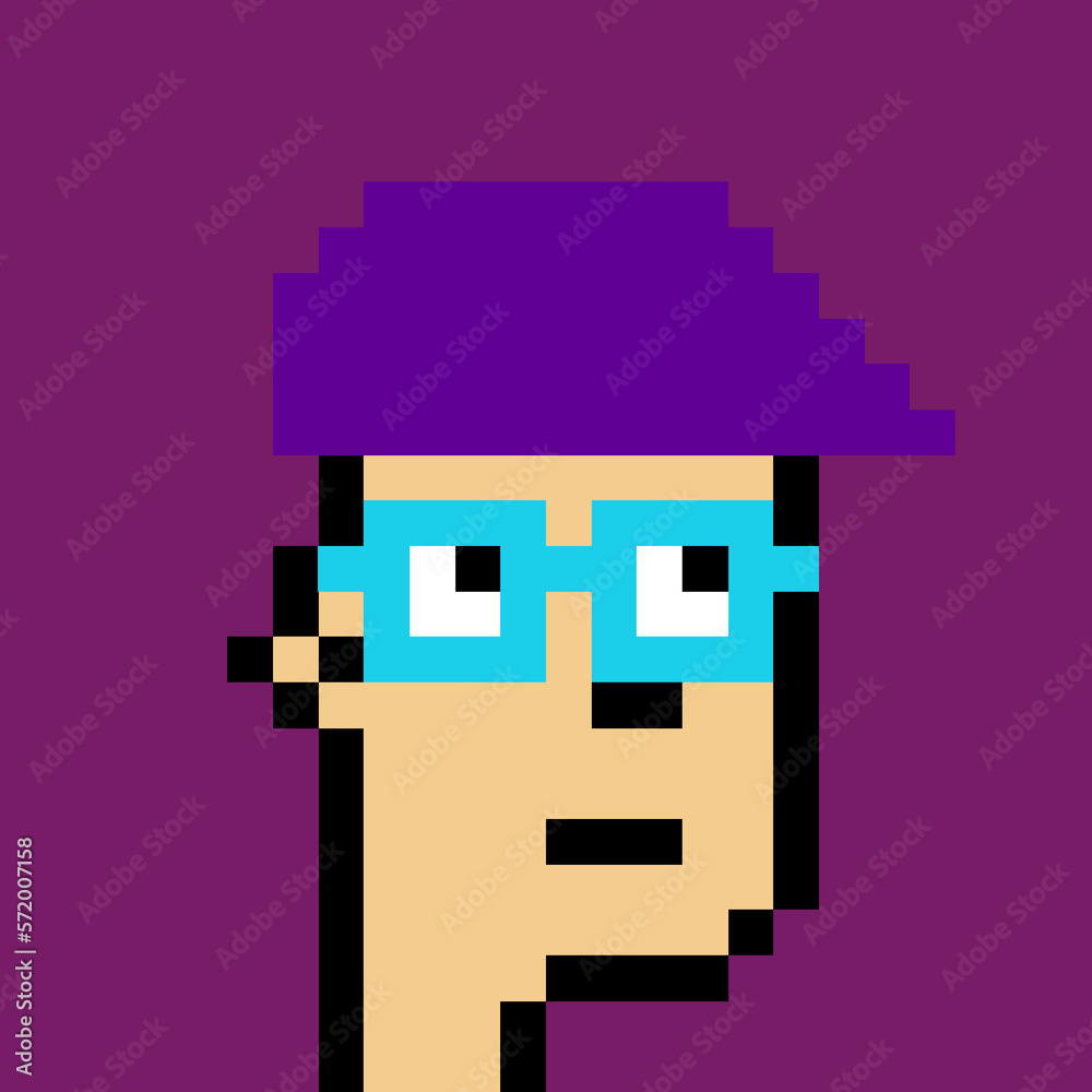 Pixelated people avatar with generative AI Pixelated people avatar with generative AI