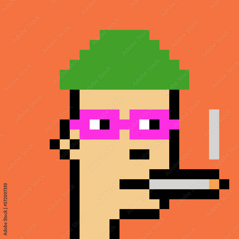Pixelated people avatar with generative AI Pixelated people avatar with generative AI