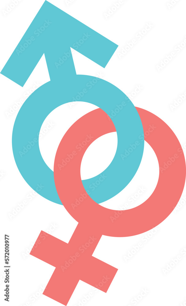 Gender signs together. Love symbol. Marriage relationship Gender signs together. Love symbol. Marriage relationship