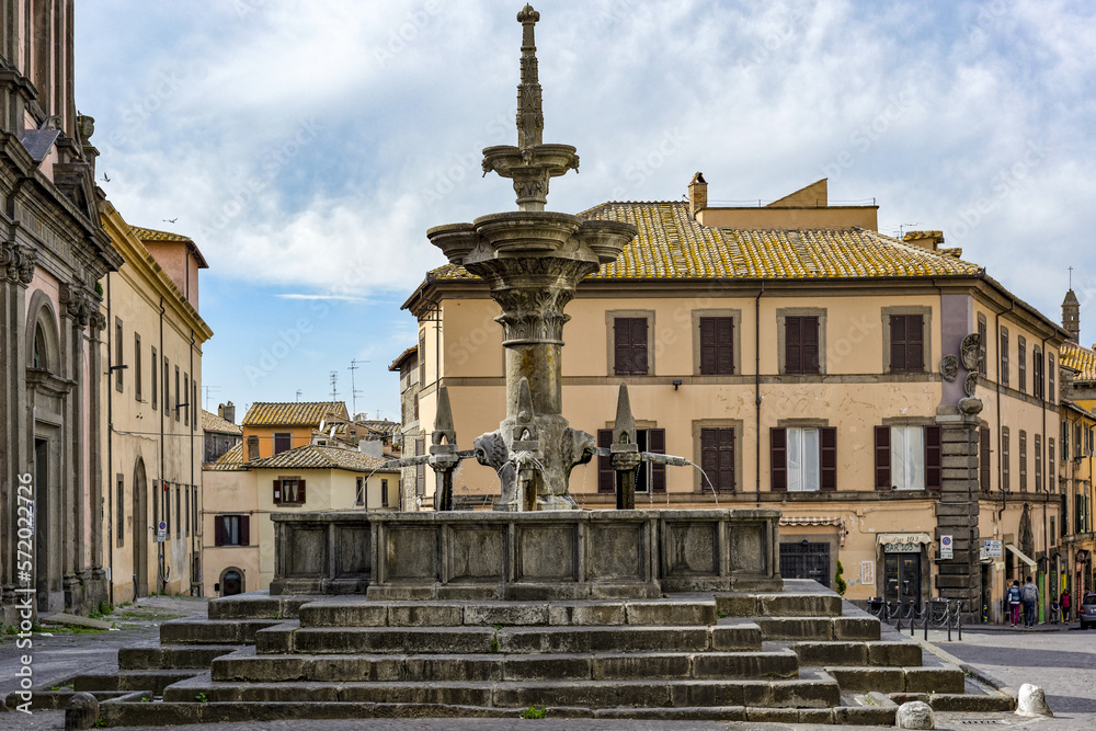 Le centre historique de Viterbo en Italie