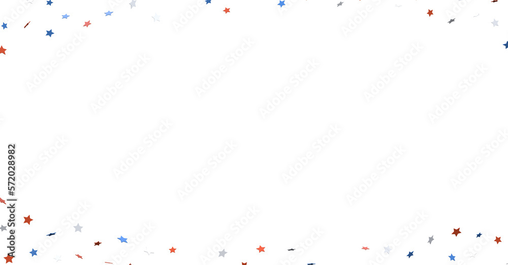 stars confetti on american independence day stars confetti on american independence day