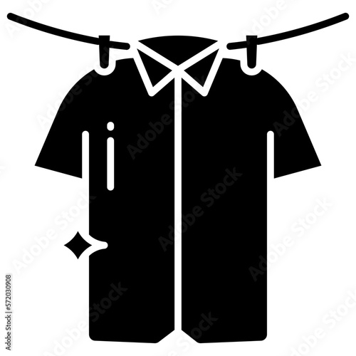 Outlined Shirt hang icon