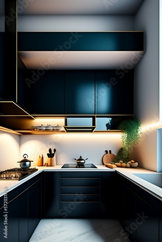 Kitchen. Modern interior