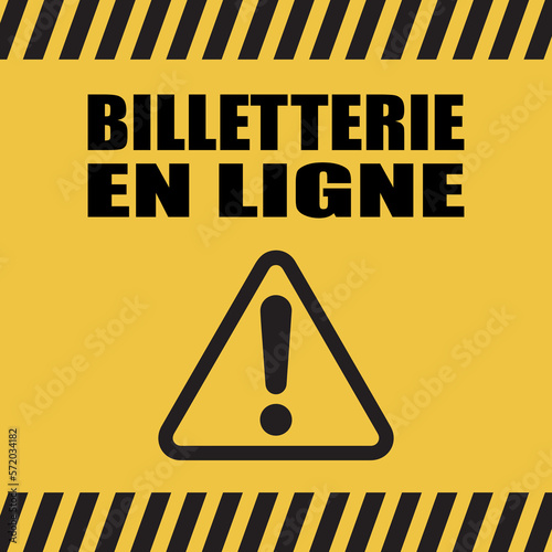 Logo billetterie en ligne.