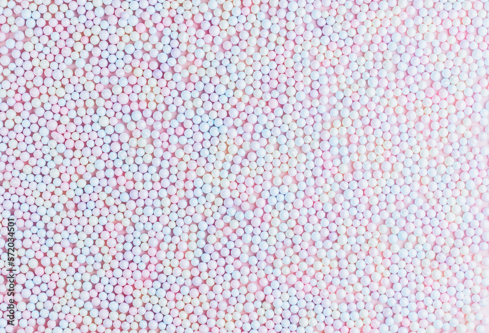 Pastel multicolored polyfoam balls background. Pastel multicolored polyfoam balls background.