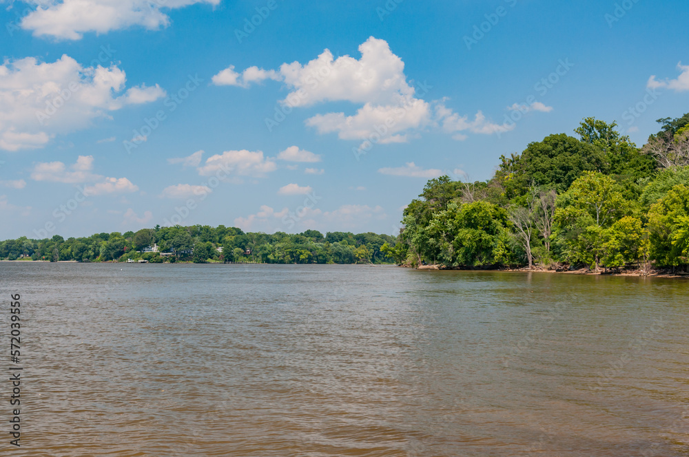 The Potomac River on a Hot Summer Afternoon, Fort Washington Park, Maryland USA, Fort Washington, Maryland The Potomac River on a Hot Summer Afternoon, Fort Washington Park, Maryland USA, Fort Washington, Maryland