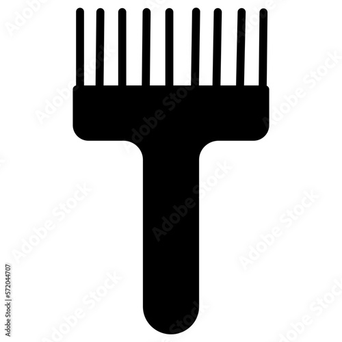 hair diy brush  icon