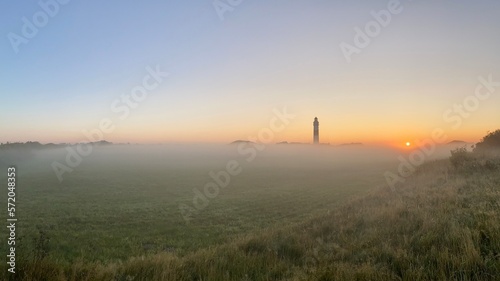 Leuchtturm Kampen bei Sonnenaufgang