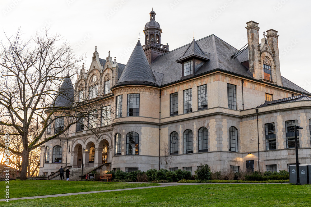 Historic Denny Hall at University of Washington in Seattle, WA