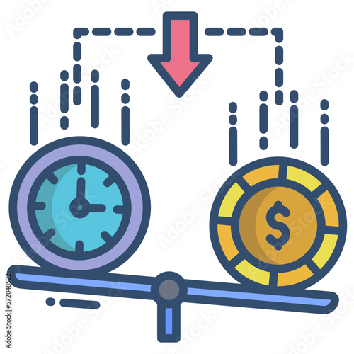 Equity balance icon