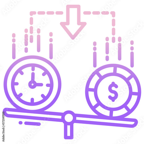 Equity balance icon