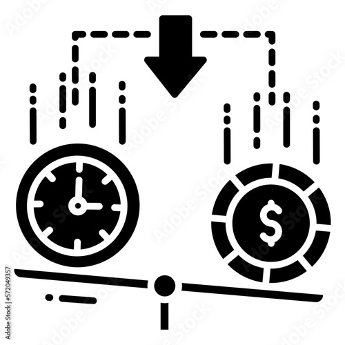 Equity balance icon