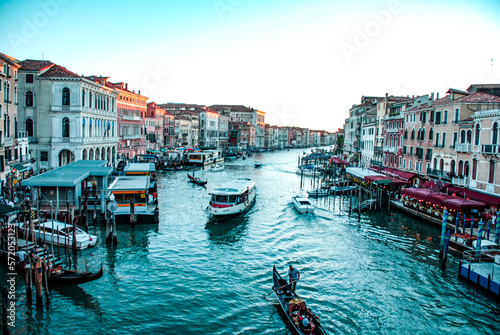 Venice romantic trip holidays europe city break sunset view postcard