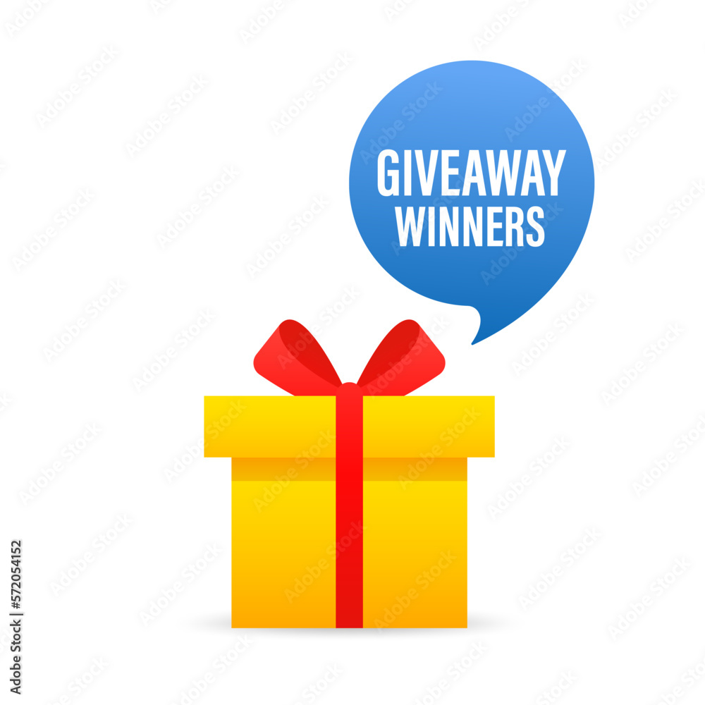 Obraz na plátně Giveaway winners